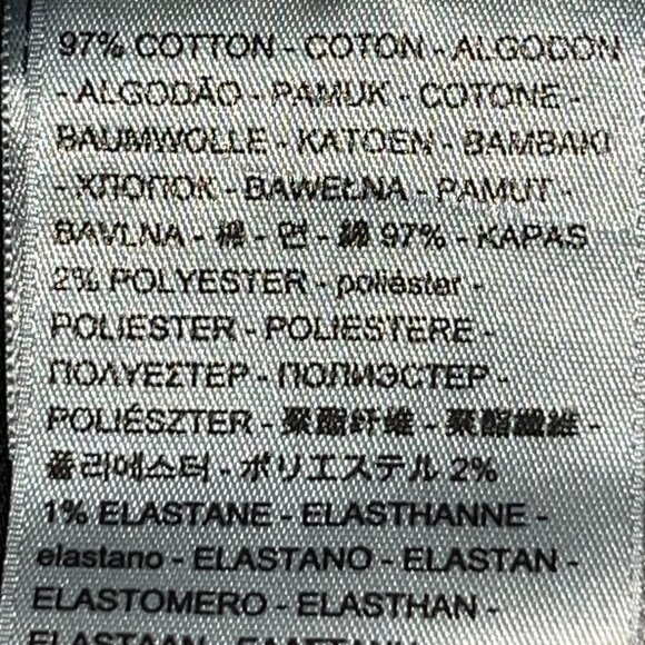 LEVI'S BIG E RIBCAGE STRAIGHT MIDNIGHT BLACK WASH BUTTON FLY JEANS - W27 - Picture 12 of 13